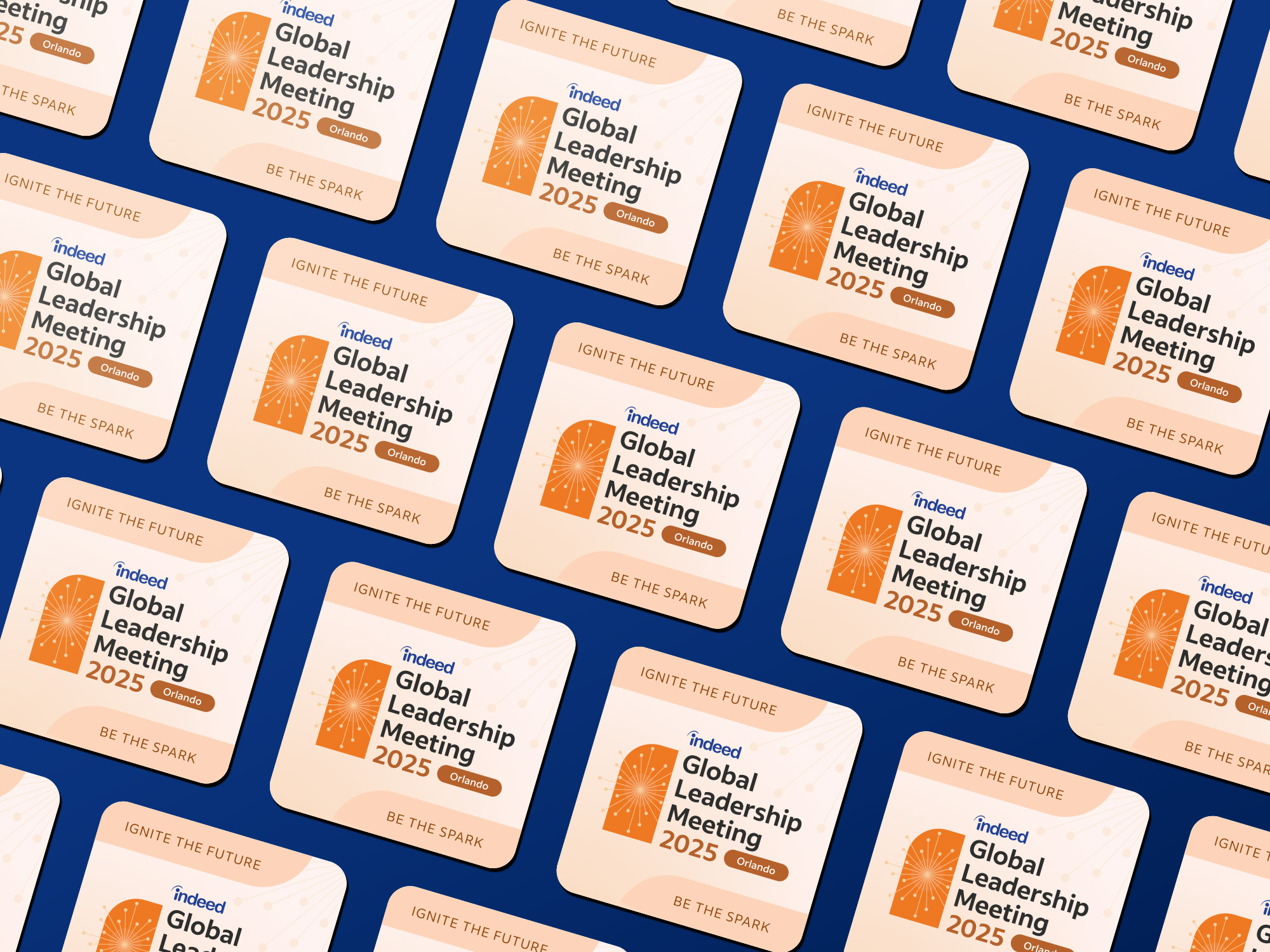 GLM 2025 square sticker sheet spread