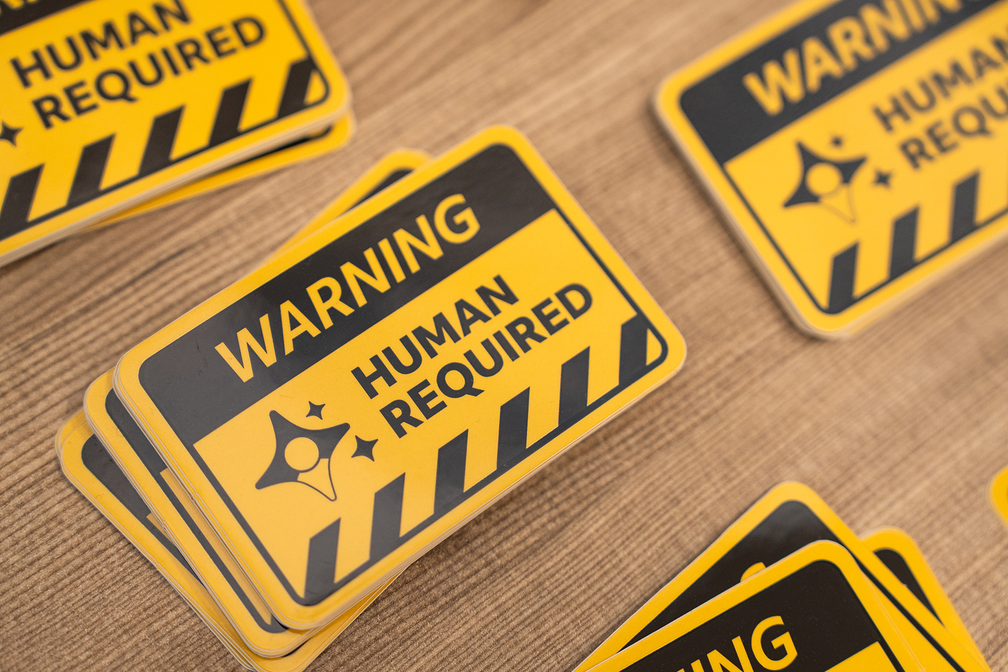 GLM 2026 Human Required sticker