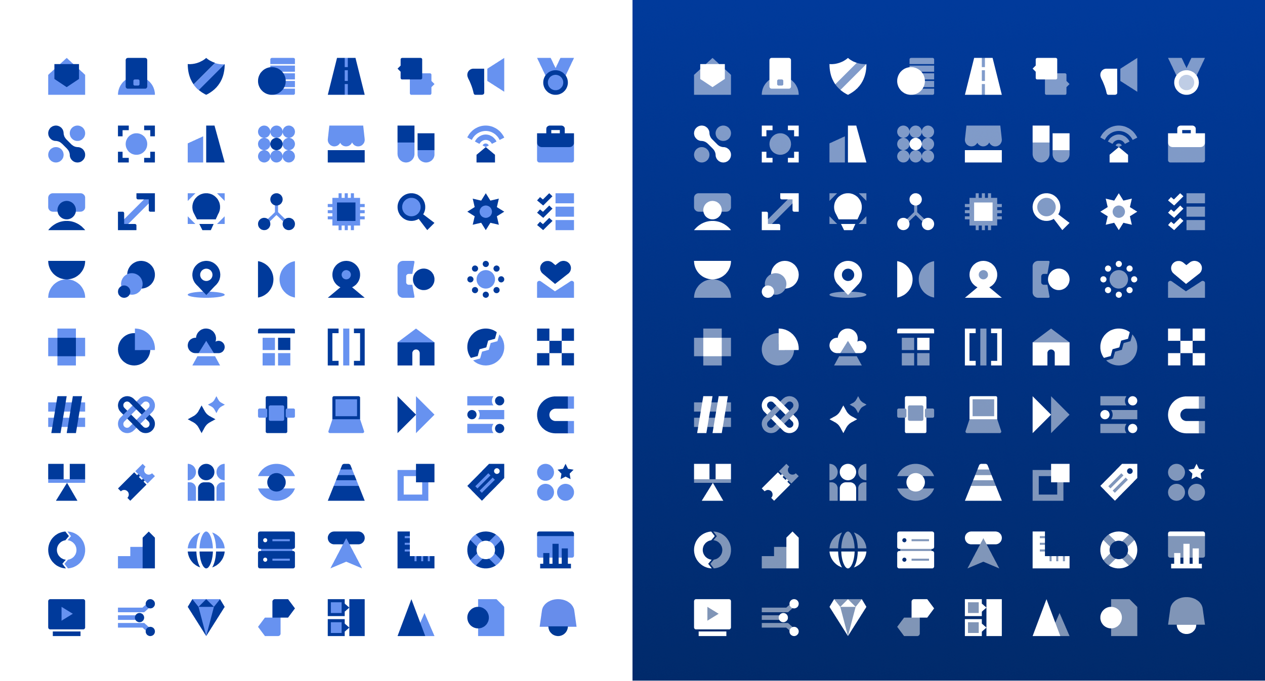 IndeedIcons full collection, light and dark